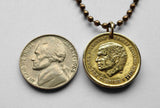 1991 Sweden Sverige 10 Kronor coin pendant Swedish crown Tre Kroner Stockholm Västerås Helsingborg Norrköping Smolandia Nordic Norsemen n001667