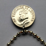 1967 Honduras 20 Centavos pirámide Lempira Lenca Tegucigalpa coin pendant Choluteca masonic eye Yoro Olancho El Paraíso Atlántida Copán n001720