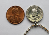 1967 Honduras 20 Centavos pirámide Lempira Lenca Tegucigalpa coin pendant Choluteca masonic eye Yoro Olancho El Paraíso Atlántida Copán n001720