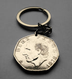 1976 Mexico 10 Pesos coin pendant Mexican eagle Cancun Tijuana Veracruz Toluca Chiapas Pachuca Morelia Durango Guadalajara n002008