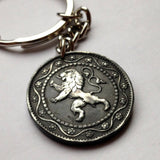 1916 Belgium 25 Centimes coin pendant Belgian lion Brussels Antwerp Mons Flanders Flemish Hasselt Kortrijk Ostend Dinant Ardennes WWI n000439