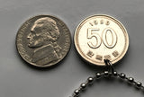 1995 South Korea 50 Won coin pendant rice plant Seoul Busan Goryeo Hangul Hanja Han blossom Mugunghwa Taegukgi Gyeongju Jeju n000277