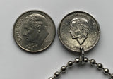 1986 Dominikanische Republik 10 Centavos Münzanhänger Quisqueya Santo Domingo Santiago Karibik Hispaniola Taino Merengue Bachata n002645