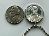 2001 Romania 1000 Lei coin pendant Romanian golden eagle Bucharest Orthodox cross Balkans Moldavia Wallachia Constantin Brancoveanu n002732