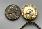 1960 Vatican Italy 20 Lire coin pendant Caritas charity virtue Holy See Rome apostolic episcopal diocese bishop pope Roman Catholic n002776
