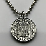 1945 Spanien 5 Centimos Münzanhänger Kastilien Leon Aragon Navarra Granada Spanische Krone Sevilla Malaga Granada Cataluña España Baskisch n002951