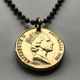 1988 Australien 2 Dollar Münze Anhänger Aborigine Mann Sydney Indigenous Perth Southern Cross Aussie Arandic Victoria Tasmania Sahul n002225