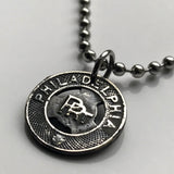 Vintage PRT Philadelphia Rapid Transit metro token pendant street cars trolley buses transportation Good For 1 Fare Pennsylvania n001030