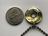 1948 Turkey Türkiye 2-1/2 Kurus Turkish coin pendant necklace jewelry Istanbul Anakara Gaziantep Antalya Konya Atatürk Hierapolis Islam Levent Hagia Sophia n001685