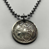 1932 USSR CCCP Soviet Union Communist Russia 15 Kopeks coin pendant necklace socialist Moscow Saint Petersburg Vladimir Lenin Stalin Karl Marx February Revolution comrades n003431