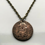 1816 Austria Kreuzer coin pendant Habsburg Austrian eagle Vienna Wien Wels Hofburg Carinthia Ischgl Burgenland Sankt Pölten Styria n001279