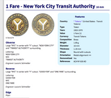 USA NYC 1953-1970 New York City Subway transit token coin earrings Manhattan Brooklyn Bronx Queens E F R trains railroad transportation e000234